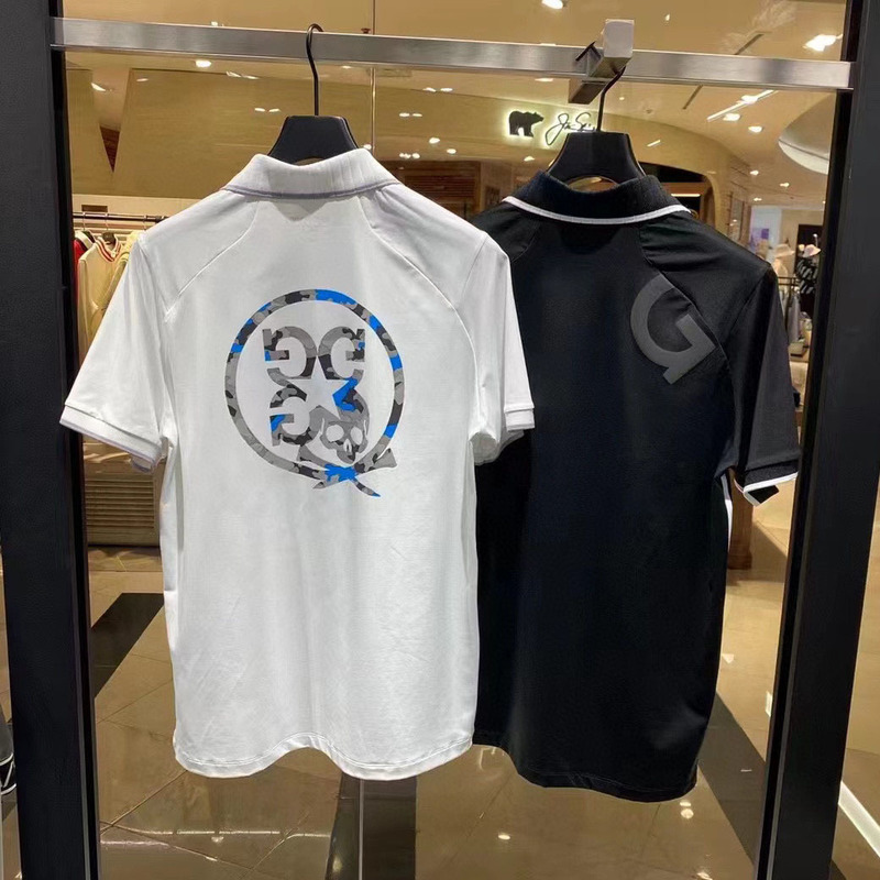 

Golf Shirt Men's Summer Short Sleeve T Shirt high-quality Fashion Golf Top Quick Dry Polo Shirt 220606, White