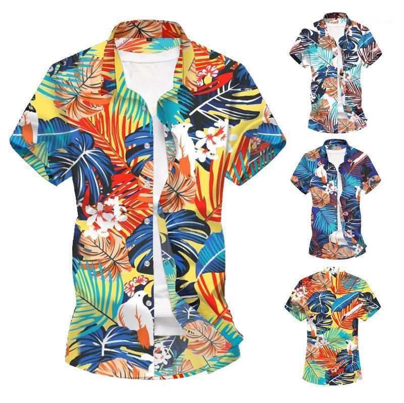 

Floral Men's Plain Shirt Stay Hawaiian For Men Beach Batik Leisure Party Hawaii Clothes White Yellow Blue Casual Shirts, Blue 1801-hz56p20