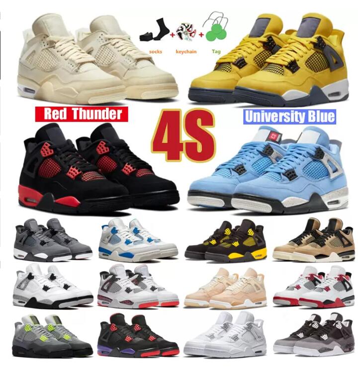 

Jumpman 4 Basketball Shoes for men women 4s Black Cat Red thunder Infrared Sail Cool Grey White Oreo Pure Money Motorsports What The Royalty off mens outdoor sneakers, Please contact us