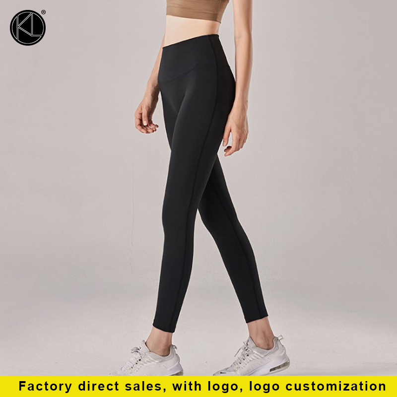 

KALAYOGA Yoga Outfits Women's No Embarrassment Trousers Fitness Exercise Running Quick-drying Hip Lifting High Waist Leggings, Purple