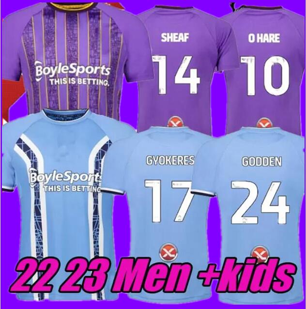 

22 23 Coventry City soccer jersey 2022 2023 home blue 10 O Hare Sheaf 27 Gyokeres 24 Hamer men kids kit football Godden 38 shirts adult camiseta de futbol top thailand