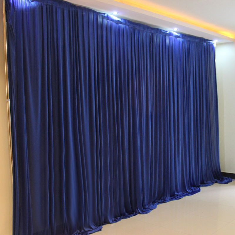

10x20ft Ice Silk Elegant Wedding Backdrop Curtain Drape Supplies Simple Curtains Background for Party Event Hotel Hall Decor, As described