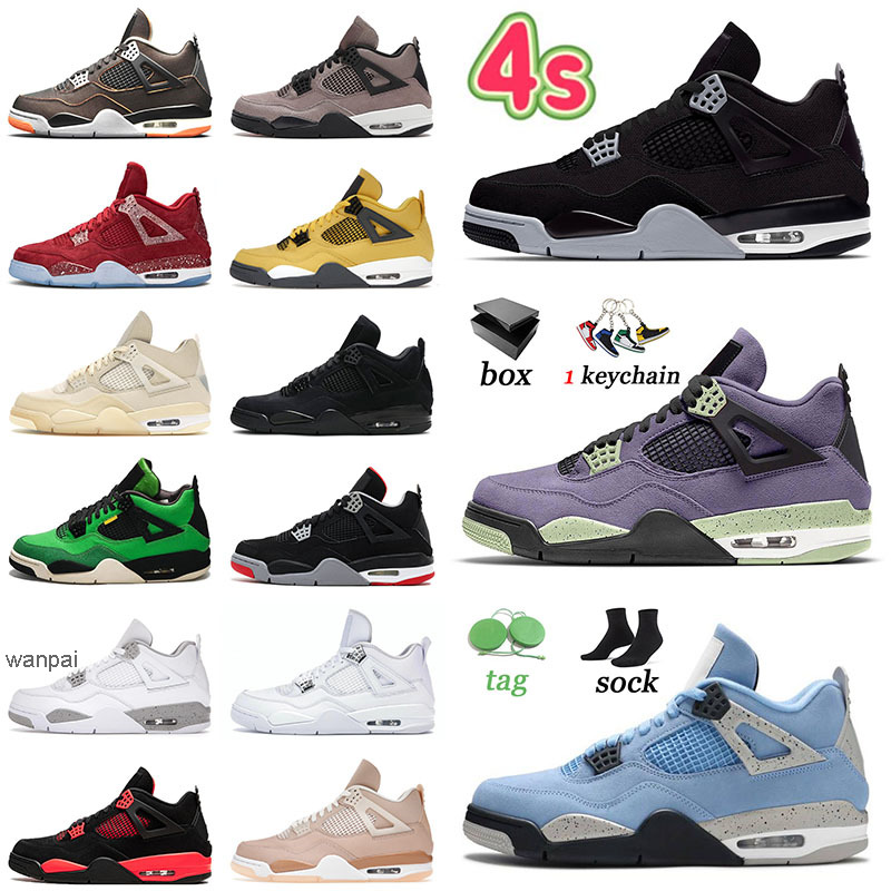 

Jumpman 4 basketballs shoes Paris us 13 Military Black Canvas Canyon Purple women 4s sneakers sports Oklahoma Sooners Red Thunder White Oreo, 36-47 gs motorsport
