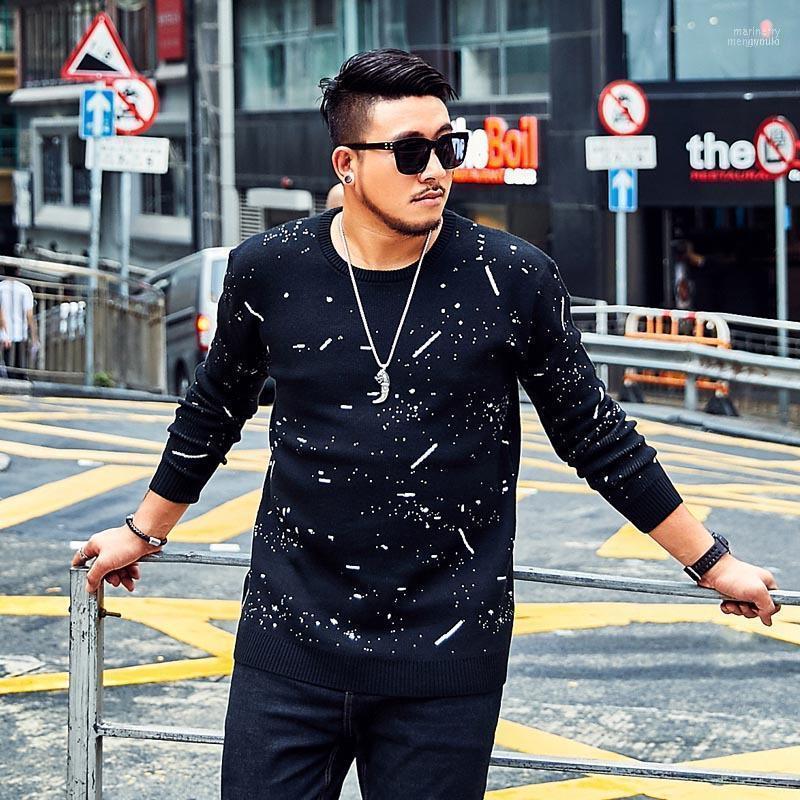 

Men's Sweaters 2022 Tide Brand Large Size 5XL 6XL 7XL Sweater Loose Black Bottoming Shirt Autumn And Winter Casual Pullover1 Mari22