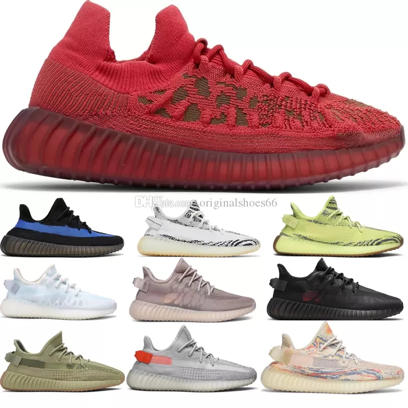 

Designer v2 Zebra Mens Womens Running Shoes Slate Carbon Red MX Oat Rock Dazzling Blue Bred Oreo Triple White Black Reflective Beluga 2.0 men women sneakers, 02