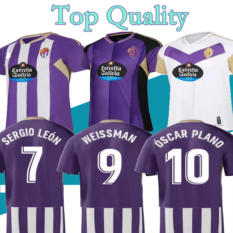 

Real Valladolid soccer jerseys 2022 23 SERGI GUARDIOLA CAMISETA MARCOS ANDRE OSCAR PLANO Football Shirt Kit R.ALCARAZ TONI VILLA L.OLAZA WEISSMAN, Away adult 21/22