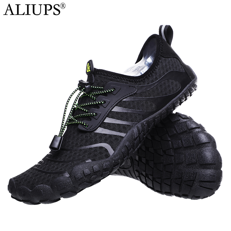 

ALIUPS Men Aqua Shoes Water Swimming Shoes Women Sneakers Barefoot Beach Sandals Upstream Quick-Dry River Sea Diving Gym 220616