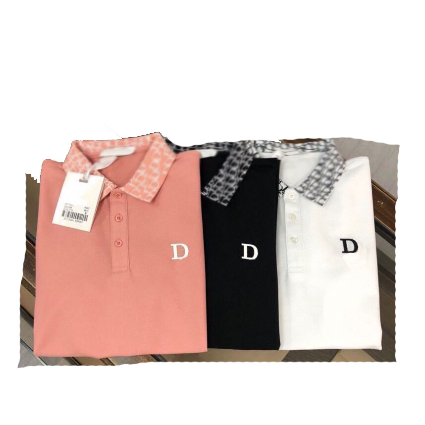 

2022 Mens polos shirt brand classic tshirt men Designers tees Embroidery short sleeve summer Lapel stripe solid color chest letter women decoration tops M-3XL#32, White