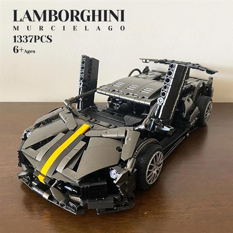 

Creator Expert 1337pcs Blocks High-tech 488 RSR Formula Racing Car Moc Modular Bricks Building Model Technical Boys Toys302S