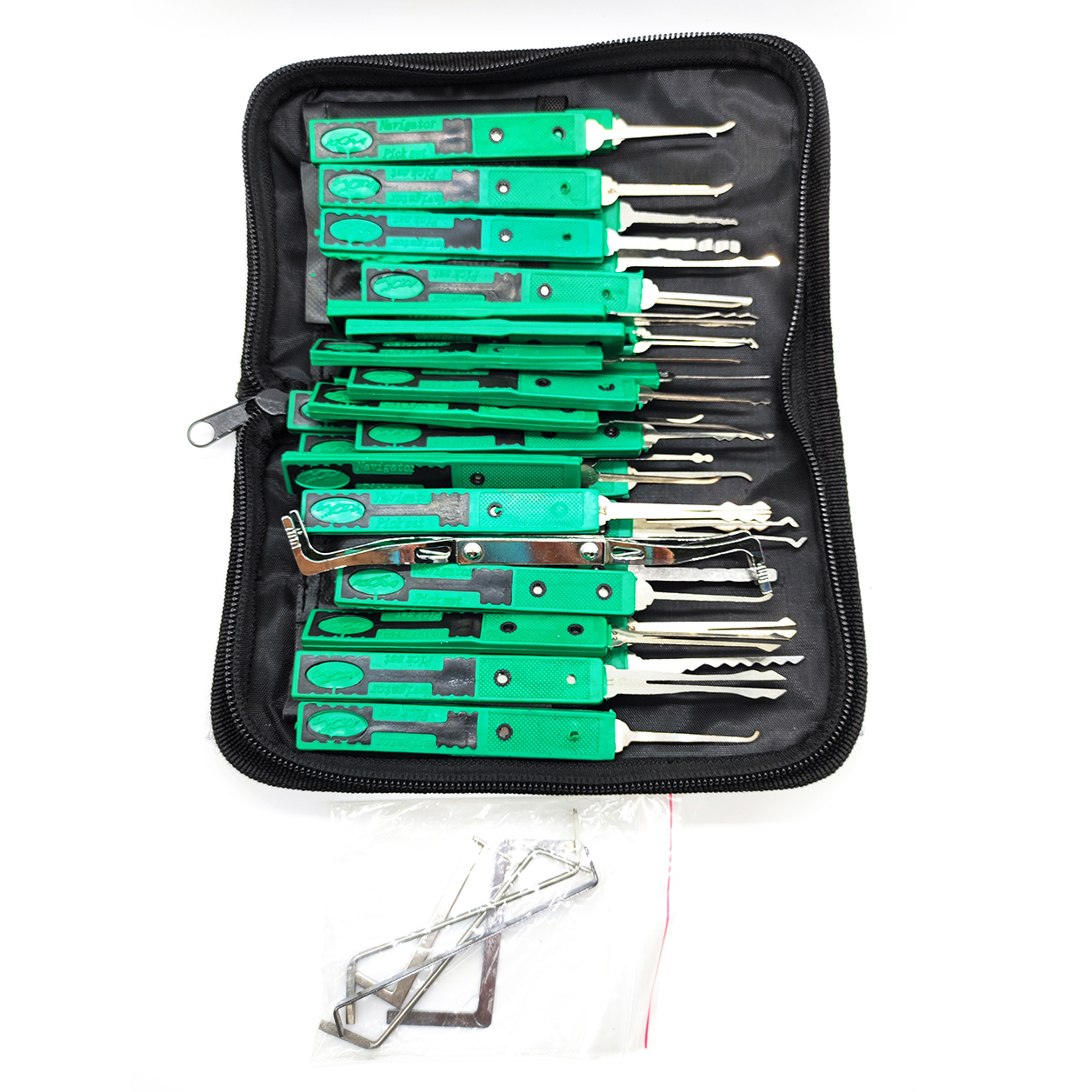 

locksmith tools bag KLOM KL-307 32pcs Loc Pic Tool Superior unlock hand tool set