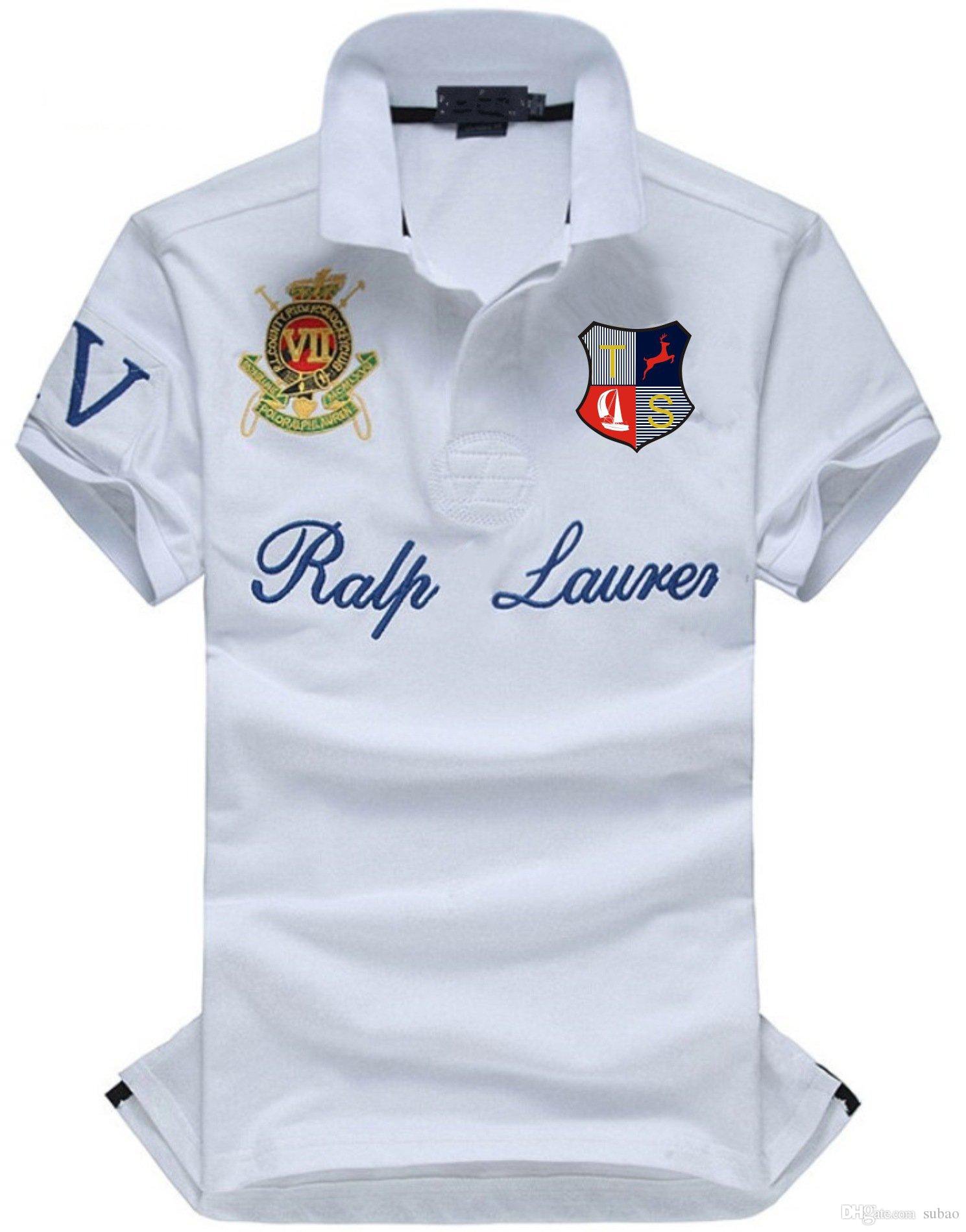 

Embroidery Short sleeve poloshirt men tshirt designed polo shirts Shirts 100% Cotton, Green