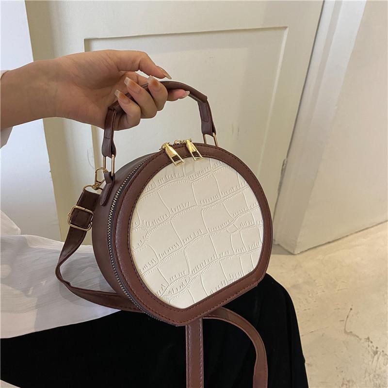 

Evening Bags For Women 2022 Luxury Handbags Fashion Messenger Single Shoulder Bag Female Tote Backpack Mini Round Designers Hand Purse, Black
