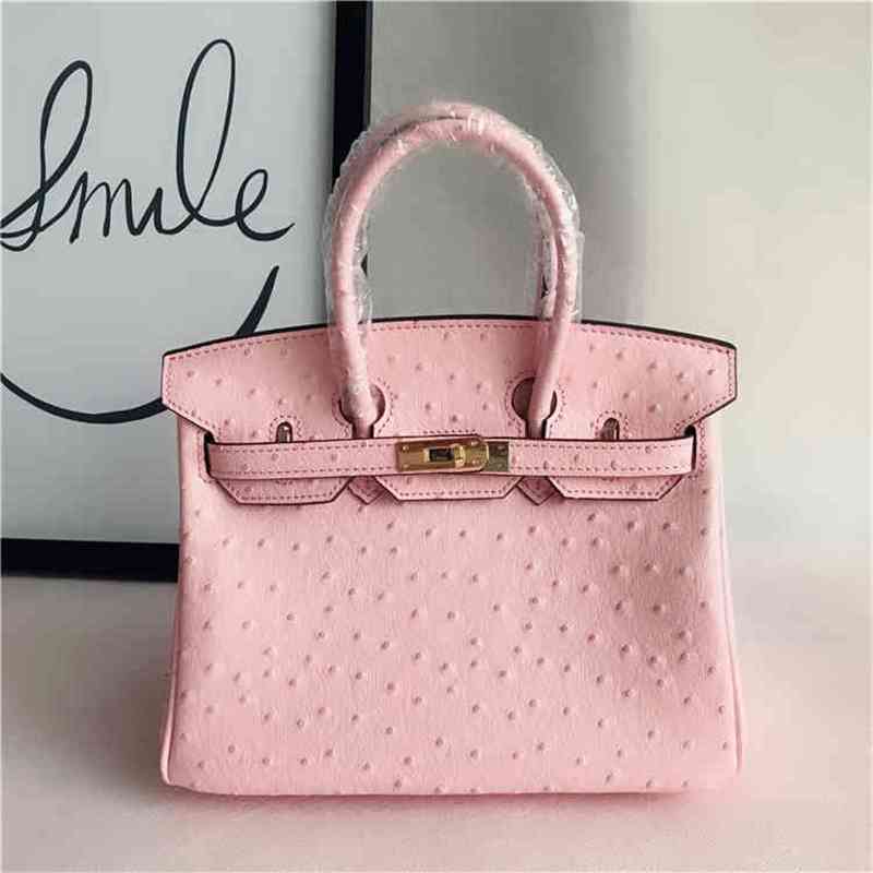

Crossbody Heme Women BBirkinss's Designers Hand Fashion Ostrich Pattern Portable Single Shoulder Oblique Cross