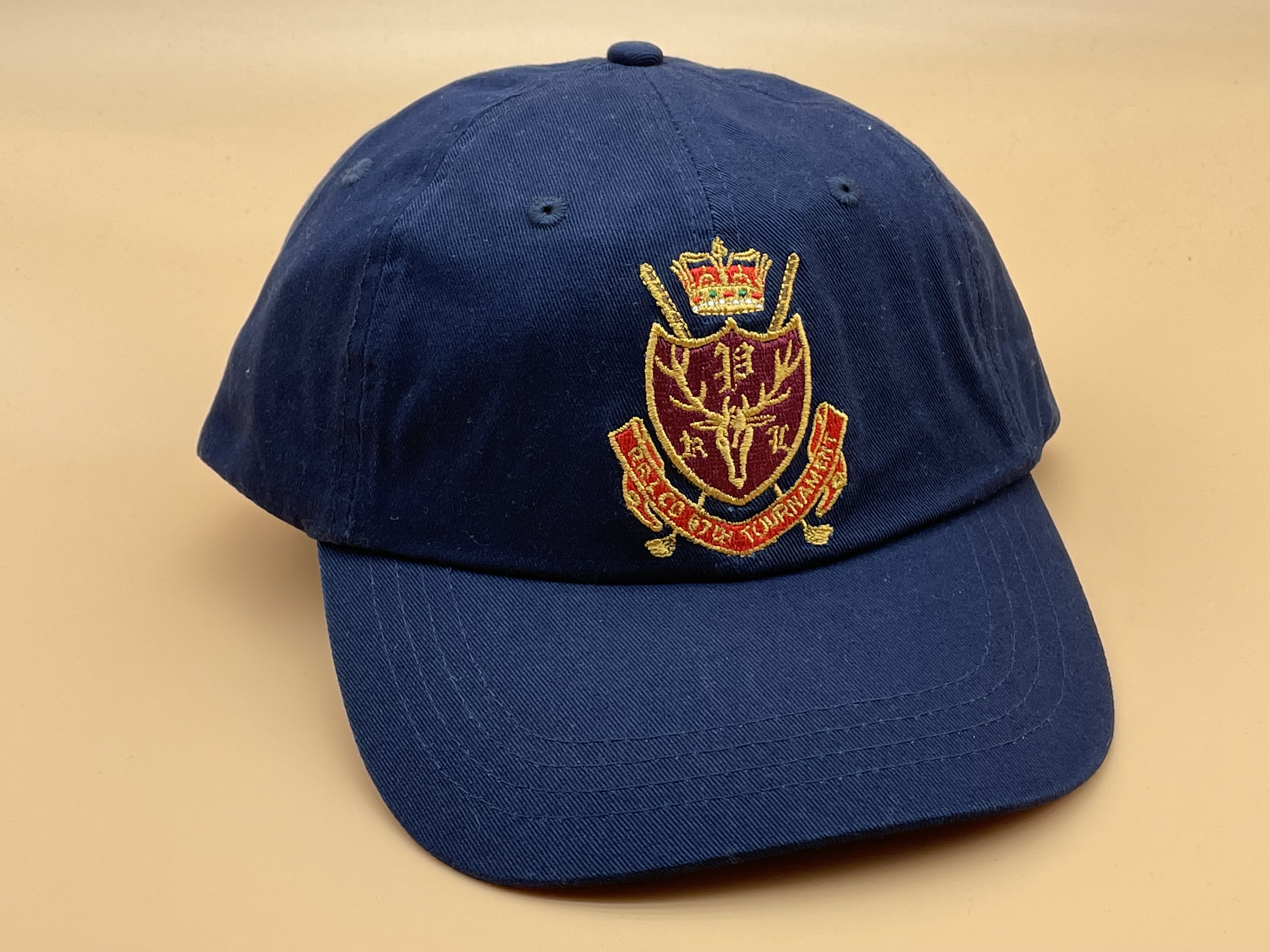 

Free Freight Polo Cap with Embroidered Crown Baseball Sport Adjustable Hat Outdoor Solid Adjustable Cotton Blue
