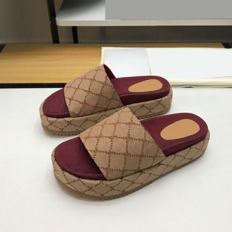 

2022 Summer Flat Slippers Thick-Sole Sandals Casual Mens Open-Toe Sponge Cake Platform Slide Non-Slip Drag Women's Printed Shoes, As pic1