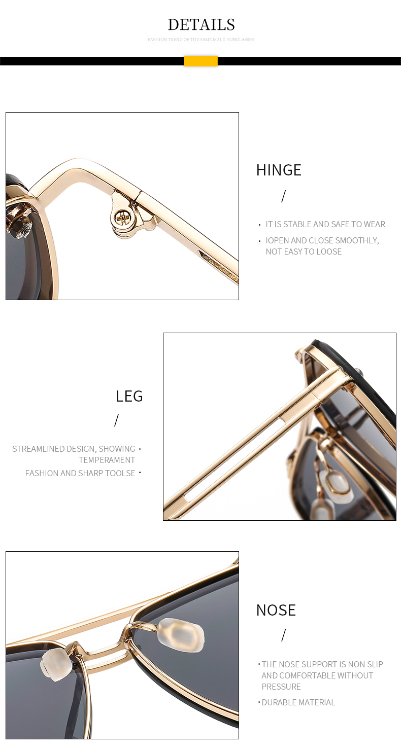 

Original High Quality Top designer Dita 17302 Sunglasses men's and women's metal retro fashion black glasses door all match UV 400 Polaroid lens Have