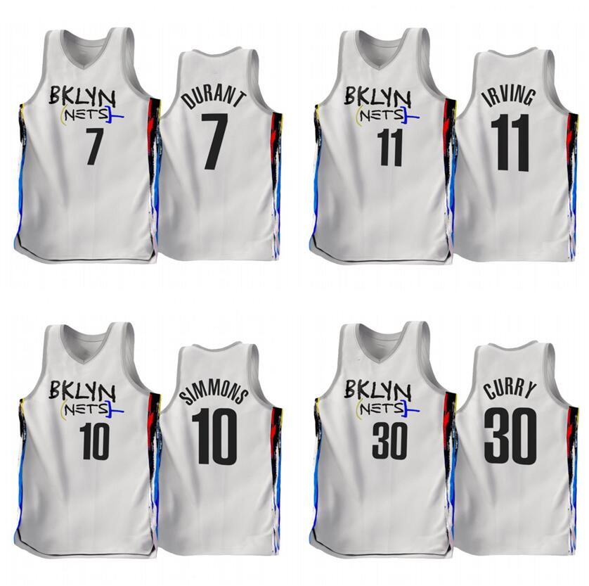 

Basketball Jersey Kevin Durant Kyrie Irving Ben Simmons Seth Curry 2022-23 new season Men Youth city jerseys in stock, With logo