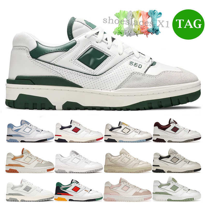 

designer Luxurys 550 Casual shoes for men womens white Natural Green grey Cream Black UNC Burgundy Purple mens sports sneakers trainers, 49