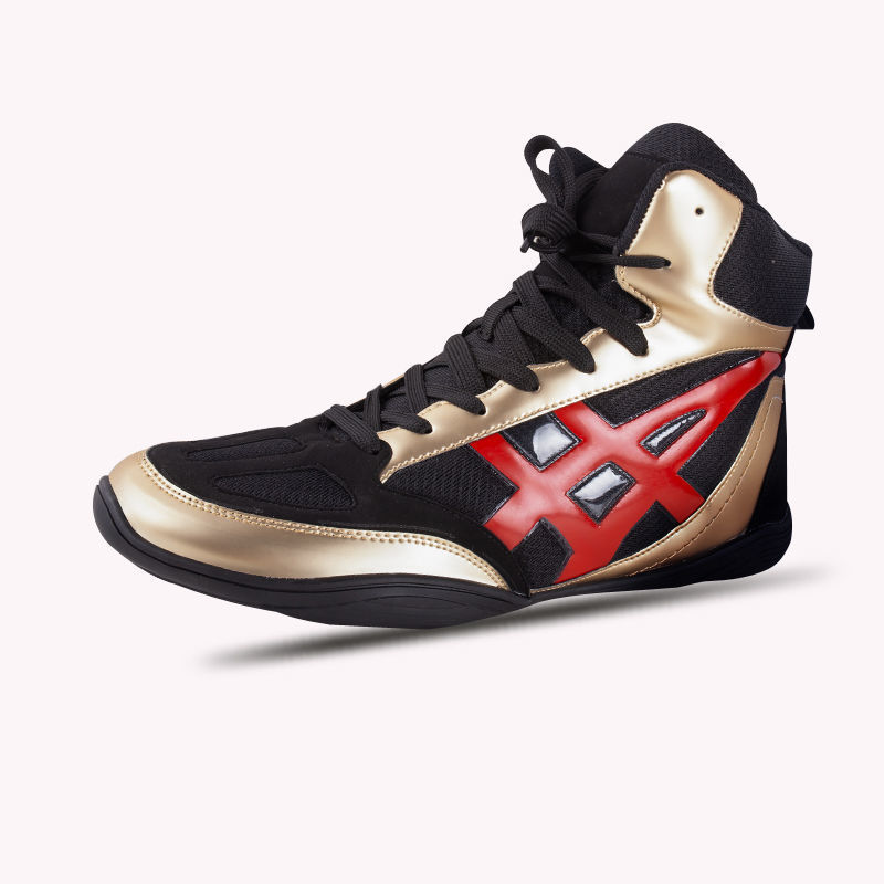 

Size33-44 Anti collision wrestling shoes high grade professional sport shoes fashion men's trainers, Gold