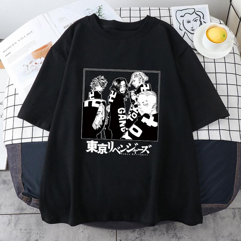 

Men's T-Shirts Japanese Anime Tokyo Revengers T Shirt Men Kawaii Harajuku Manga Graphic Tees T-shirt Unisex Summer Tops Tshirt MaleMen's, Kongwhite