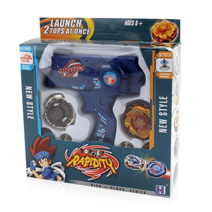 

beyblades set 2pcs Beyblades burst Metal Fusion Toys with Launcher handle Sale Set Bey blade for child Toy gift 220505
