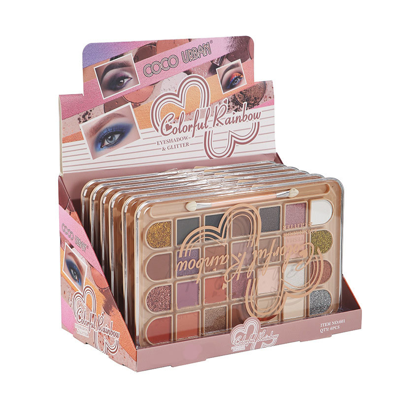 

Long Lasting Waterproof 28 Colors Eyeshadow Makeup Matte & Shimmer Rainbow Eye Pressed Powder Palette Cosmetics Smooth & soft Texture Easy to Use DHL, Customize