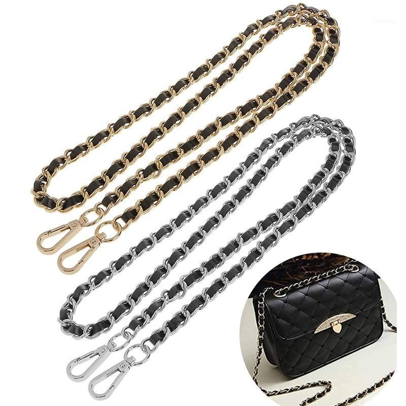 

Synthetic Leather Metal Chain Replacement Interchangeable Shoulder Bag Strap Accessories