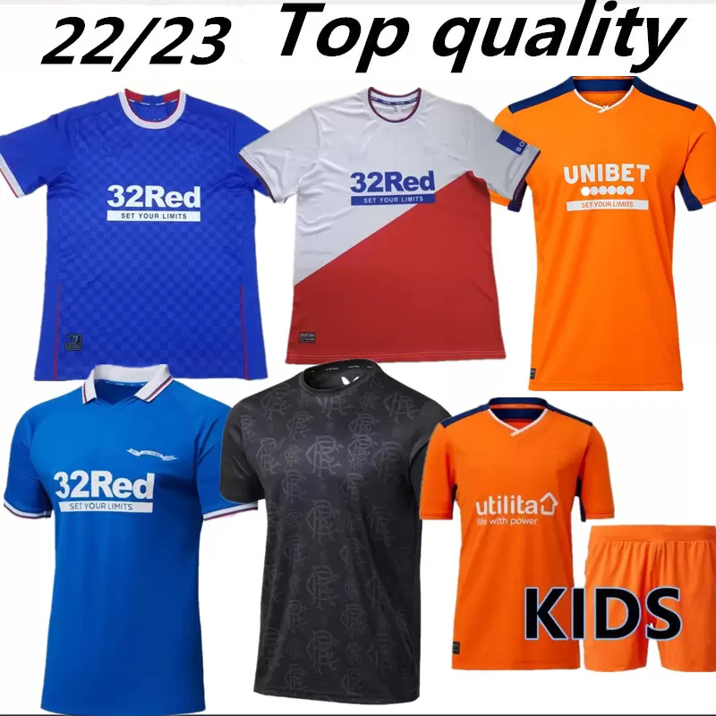 

22 23 home Soccer Jerseys Special 150th Anniversary RAMSEY Sakala Glasgow 2023 2022 HAGI Men away orange ROOFE MORELOS AMAD TAVERNIER ARIBO