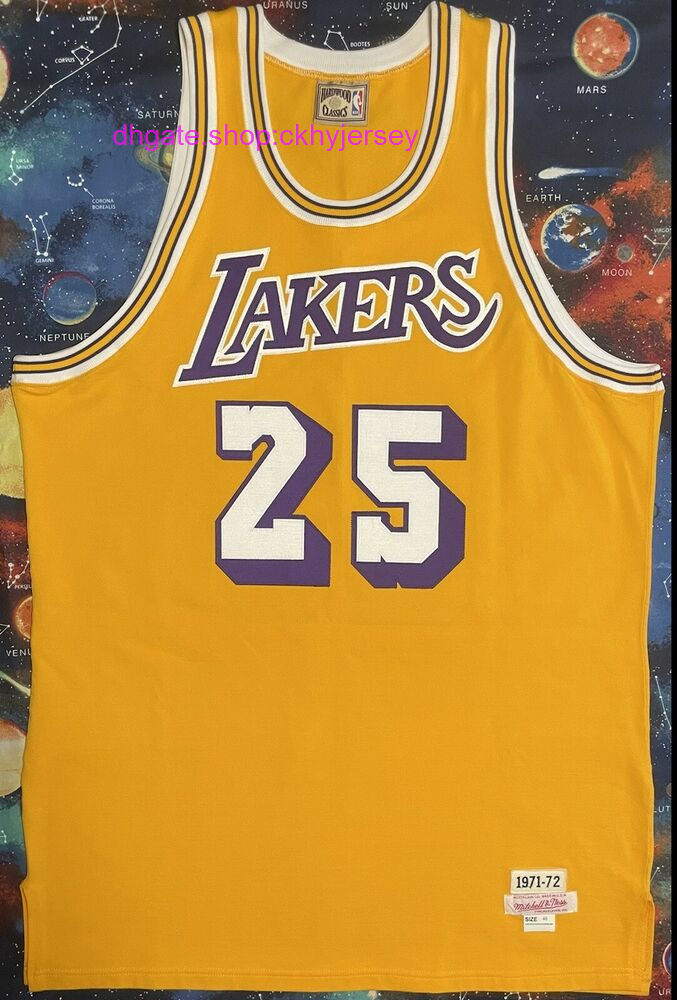 

Cheap Stitched Authentic Vintage Mitchell & Ness LAL Gail Goodrich basketball Jerseys Mens Kids Throwback Jersey, Same as picture