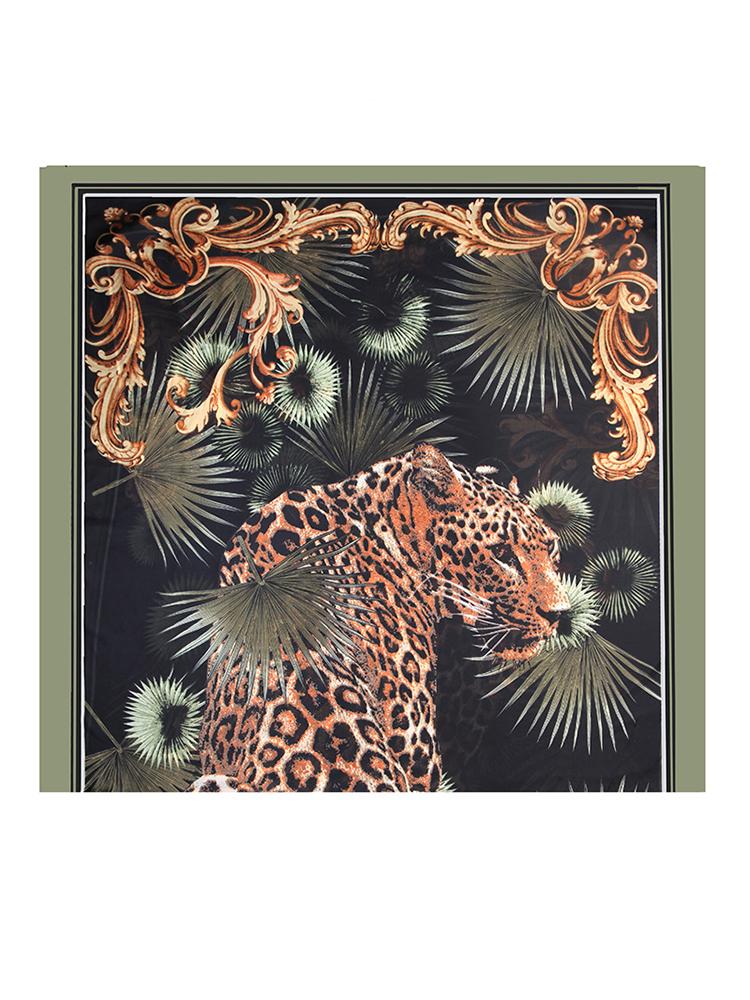 

Scarves Silk Scarf Women Elegant Office Satin Print Long Shawl Wrap Sunscreen Hijab Beach Female Bandana Foulard Muffler PareoScarves