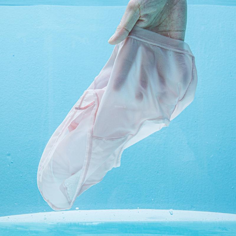 

Women's Panties Seamless Women Ice Slik Underwear Solid Sexy Girls Briefs Ladies Mid Waist Comfort Panty Cotton Crotch Female LingerieWomen', Blue