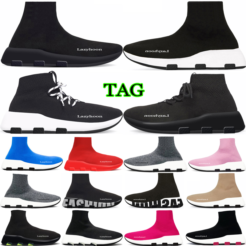 

Platform Designer sneaker socks speed 1.0 Casual shoes mens runner sock shoe master womens Sneakers Classic speeds trainer Balencaiga balenciagas sneakers, #1 36-45 triple white low