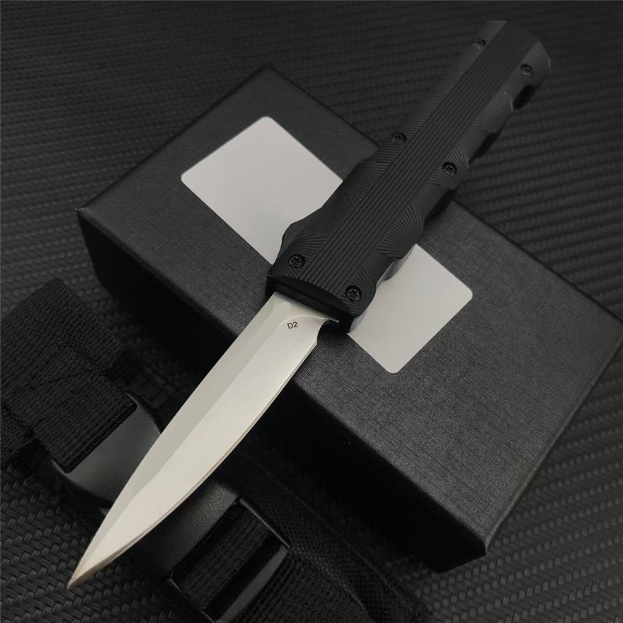 

Good MT UTX D2 Knife Double Action Auto Tactical knife Survival Automatic Knives ENCHMADE BM 3400 3300 Tools
