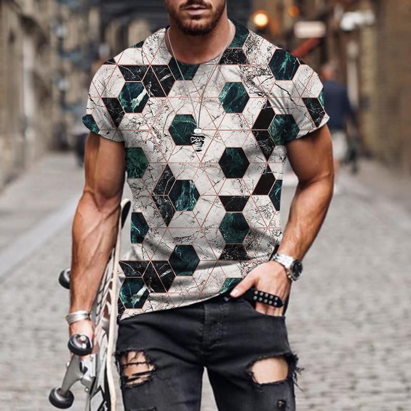 

Men' T-Shirts Summer 3D Printed T-shirt For Men Fashion Casual Loose T Shirt Oversize Round Neck Tshirt High Quality Street Sport TopsMen, 10