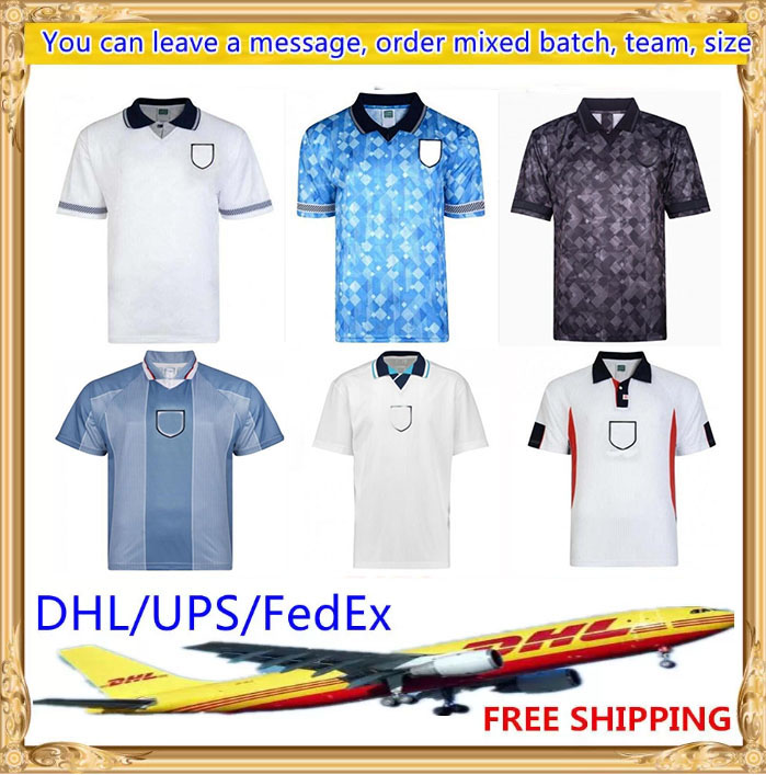 

Retro World cup 2002 SOCCER JERSEY 1990 Blackout MASH UP football shirt 1998 ROONEY Lampard BECKHAM OWEN Vintage 1980 1982 1992 1994 1996 SC, Red