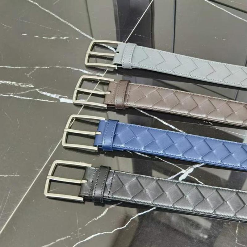 

Belts Men's Belt Genuine Leather High Quality Luxury Designer Business Casual Cow Skin Soft Youth Fashion WaistbanBelts, Black