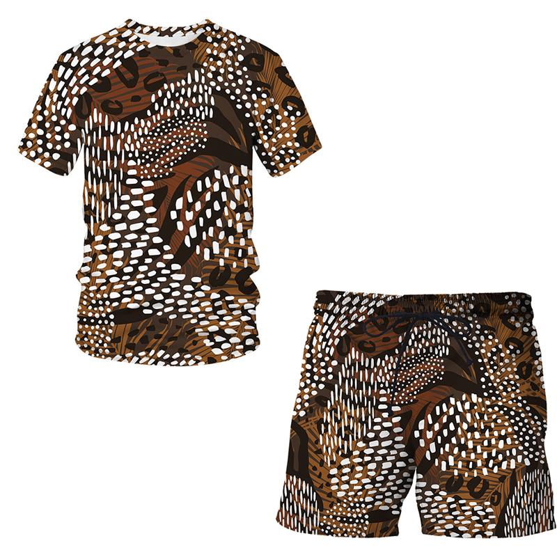 

Men's Tracksuits 2022 Summer Leopard Print 3D Men/Women Shorts + T Shirt Suit Sets Clothing Swim Male, Cbt-3783jiacbdk-2052