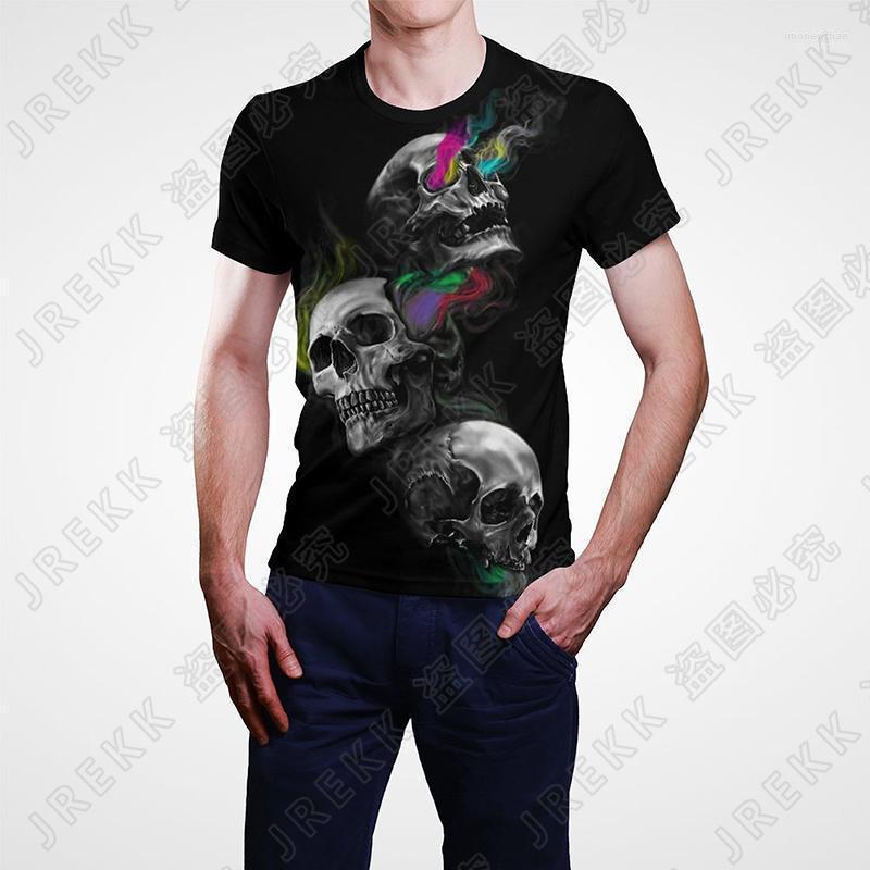 

Men's T-Shirts Summer Goth Skul 3d Skull Printing T-shirt For Men's Hip Hop Casual Short Sleeve O-neck Top Fashion Death ShirtMen's Imon, Fc61