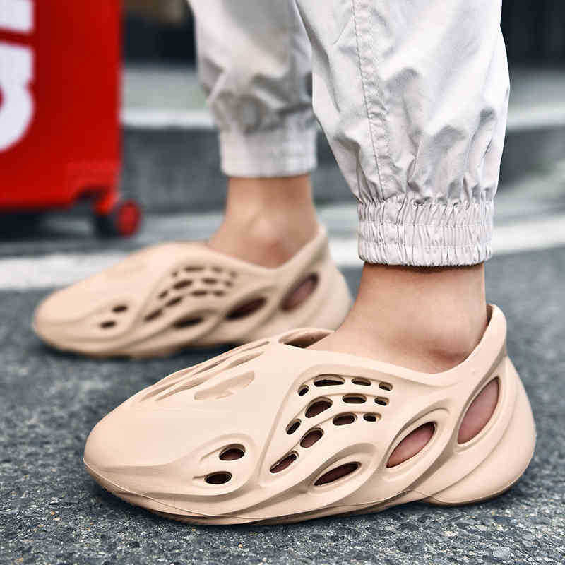 

Coconut cave ins fashion men's sandals summer couple shoes outdoor casual YEESYS large slippers men a, Red
