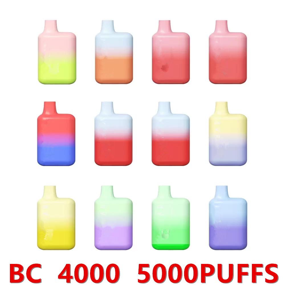 

BAR BC 5000 Puff Disposable E Cigarette Vape Pen 12ml Prefilled Cartridge Pod Device 650mAh rechargeable Battey