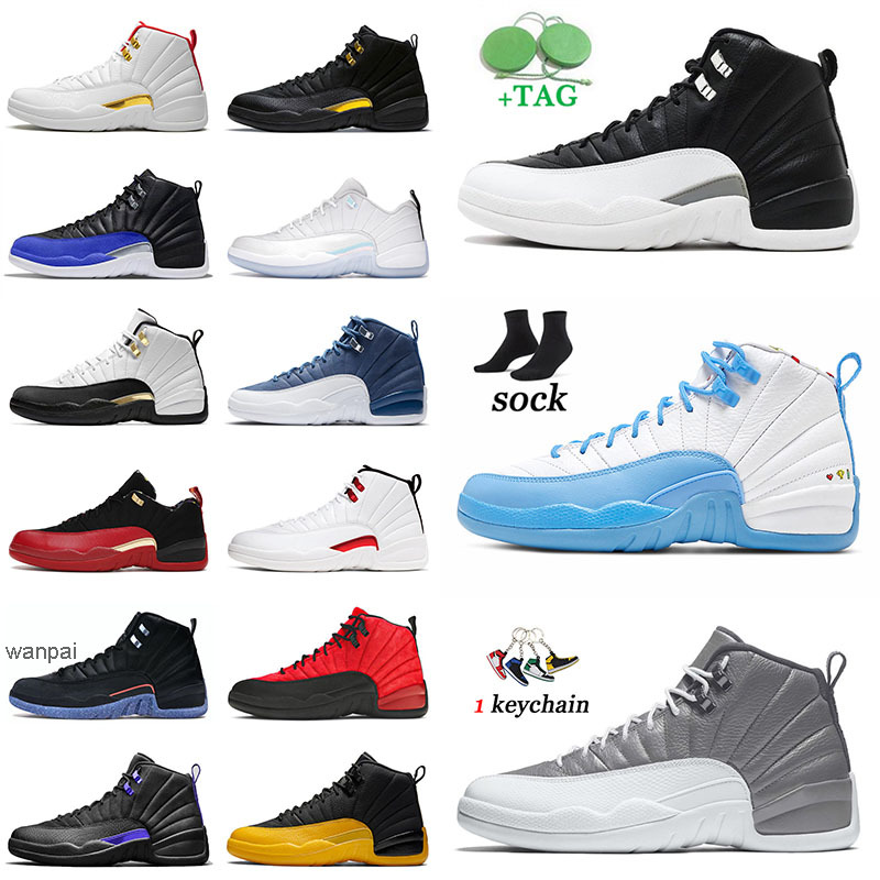 

Jumpman Basketballs Shoes High quality 12 Sneakers Playoffs Stealth Royalty University Gold 12s Sports Trainers Utility Grind Reverse Flu, # hyper royal 40-47