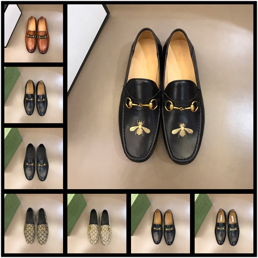 

Summer Men's Leather Casual Shoes Flat Designer Dress Shoes Men Work Banquet Shoes Comfortable Luxury Soft Sole Wear Walking Shoe New, #19