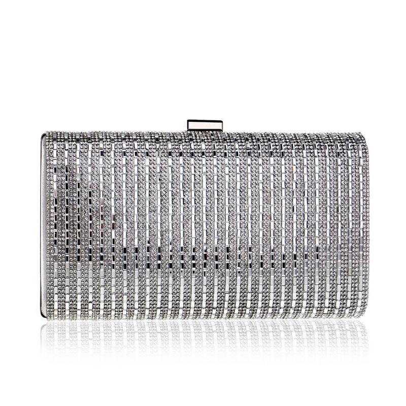 

Evening Bags Rhinestones Women Shoulder Handbags Small Wedding Clutch Phone Key Purse Bag Diamonds Party YM1096Evening, Black