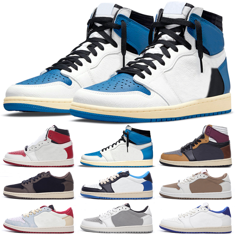 

Basketball Shoes 1 Men Women 1s Jumpman Military Blue Sail Reserve Mocha Dark Chicago Obsidian What The Mens Trainers Sports Sneakers Size 36-47, Triple white