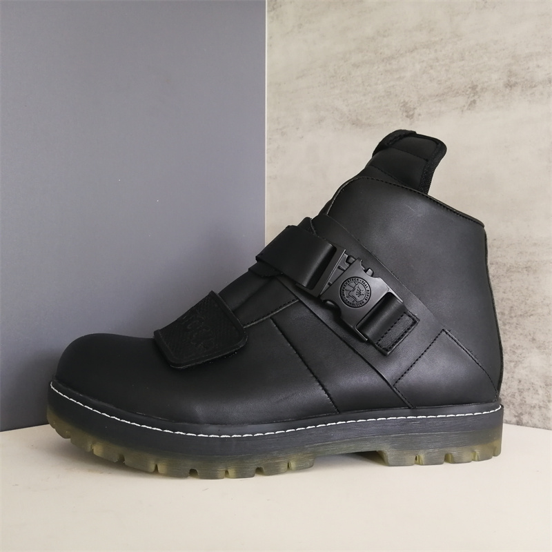 

Men's Motorcycle Boots Black Genuine Leather Boot Fashion Sneaker For Man P50D50-FT, J500