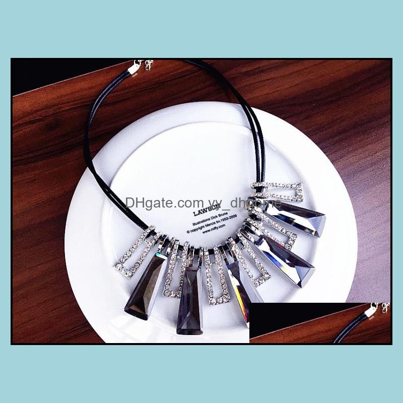 

Chokers Necklaces Pendants Jewelry Choker Necklace Bohemian Statement Bib For Women Girl Fashion Wholesale Drop Delivery 2021 9Haxd