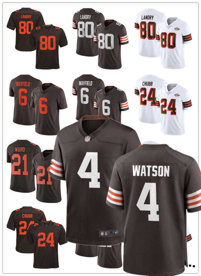 

Football Jerseys Men Women Youth Cleveland''Browns''Jersey 4 Deshaun Watson 2 Amari Cooper 21 Denzel Ward 6 Baker Mayfield 24 Nick Chubb white, Color