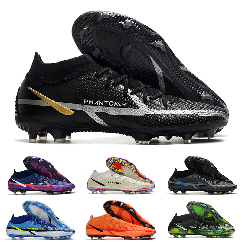 

Mens Phantom GT2 Elite DF FG Soccer High ankle Football Shoes Rawdacious Skepta Impulse Pack 3D Scorpion Black Boys Boots Cleats Size EUR39-45, 39-45 4