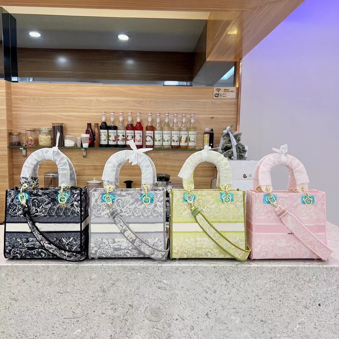 

2022 Designer Bags Women Classic Print Totes Wide Shoulder Bags Strap Canvas Ladies Handbags Fashion Crossbody with Box, #9