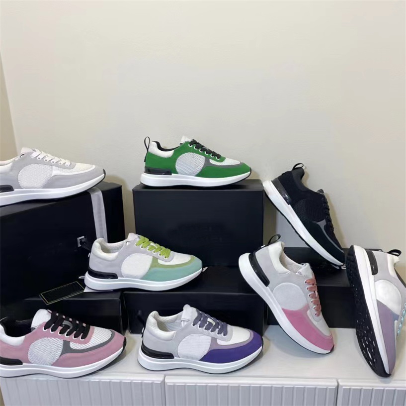 

Vintage Suede Sneakers Designer Sneakers Canvas Casual Shoes Men Women Calfskin Fashion Increasing Platform Shoe Classic Leather Trainers, 27